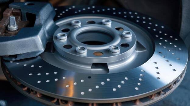 Mobile brake repair caliper and rotor
