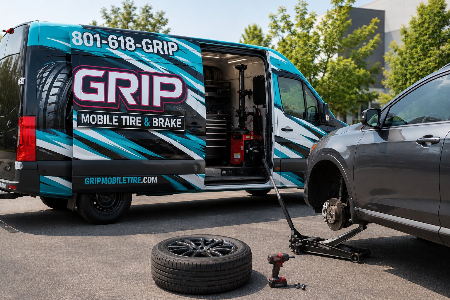 Mobile Tire Installation